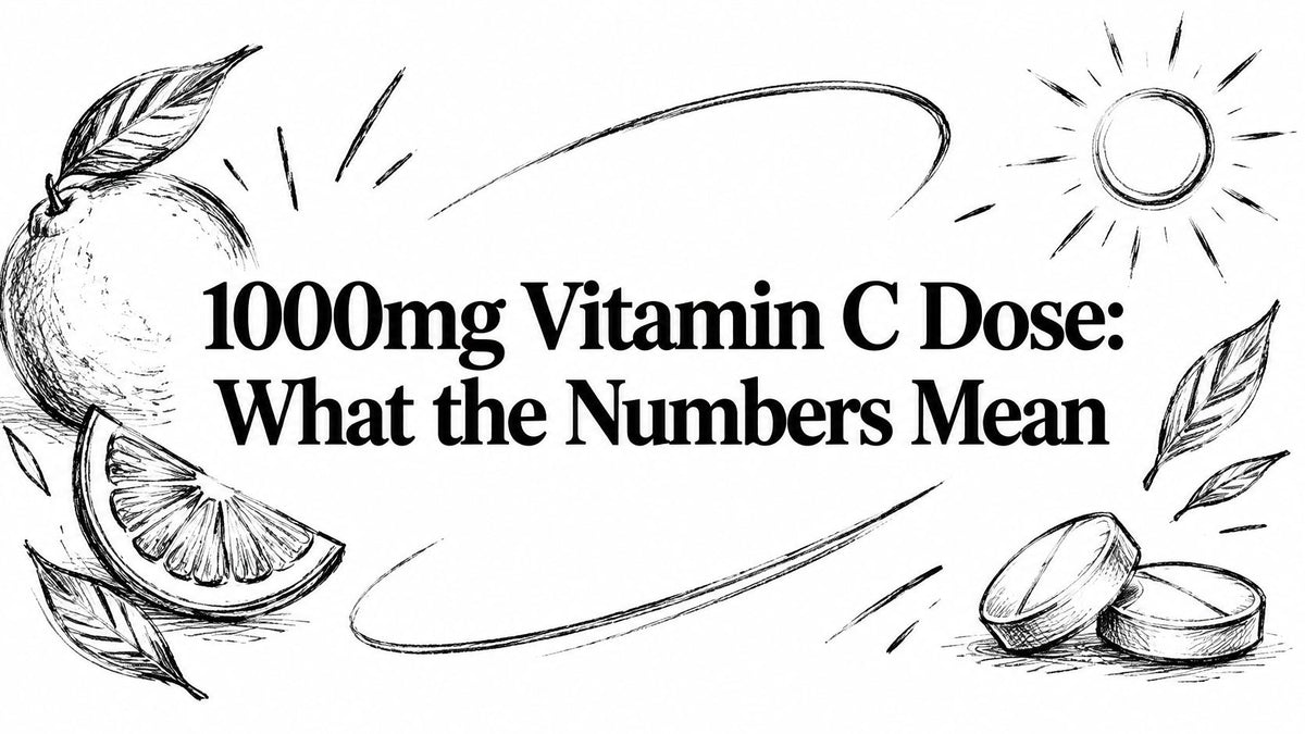 1000mg Vitamin C Dose: What the Numbers Mean