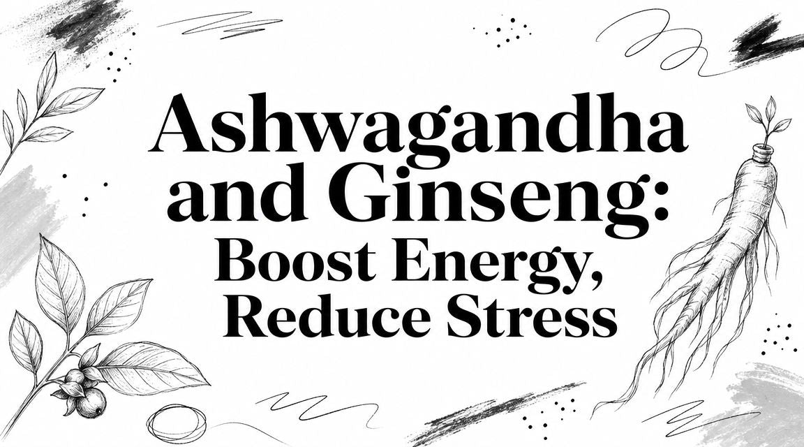 Ashwagandha and Ginseng: Boost Energy, Reduce Stress