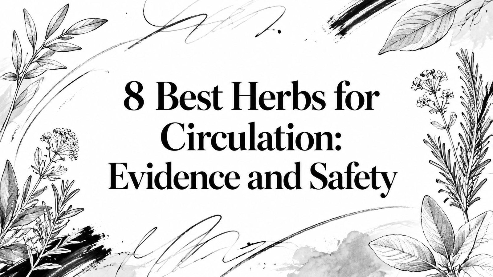8 Best Herbs for Circulation: Evidence and Safety