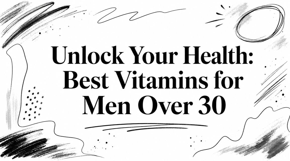 Unlock Your Health: Best Vitamins for Men Over 30