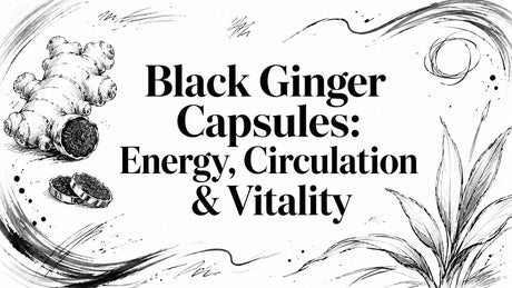 Black Ginger Capsules: Energy, Circulation & Vitality