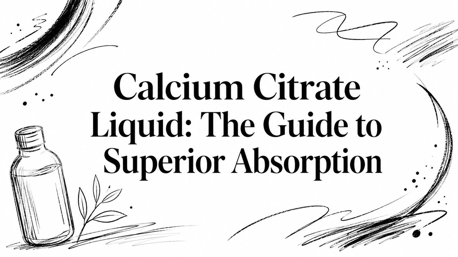 Calcium Citrate Liquid: The Guide to Superior Absorption