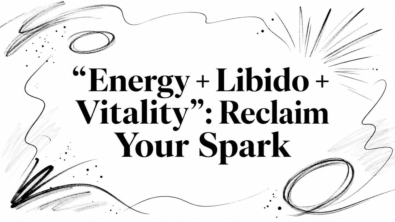 “Energy + Libido + Vitality”: Reclaim Your Spark