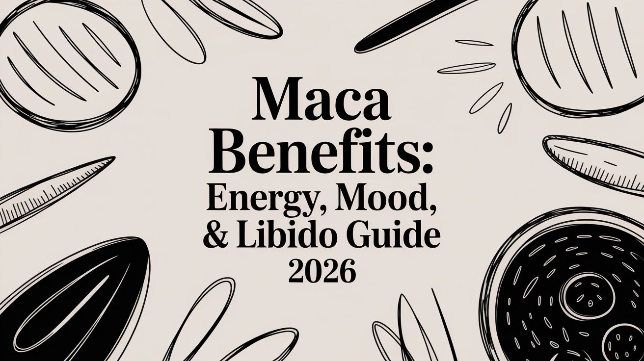 Maca Benefits: Energy, Mood, & Libido Guide 2026