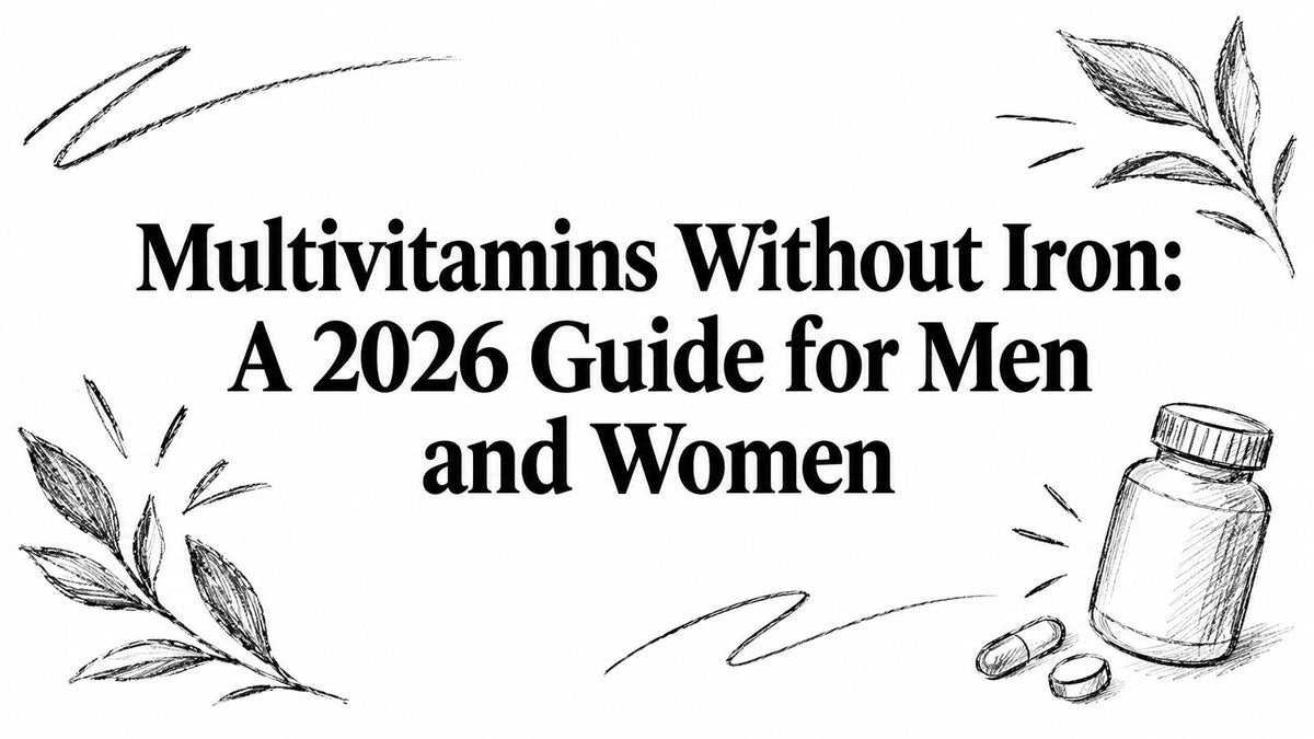 Multivitamins Without Iron: A 2026 Guide for Men and Women