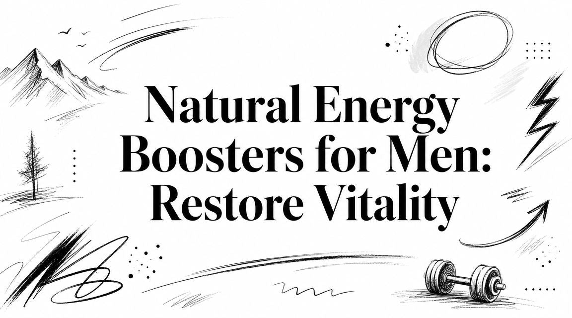 Natural Energy Boosters for Men: Restore Vitality