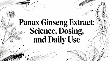 Panax Ginseng Extract: Science, Dosing, and Daily Use