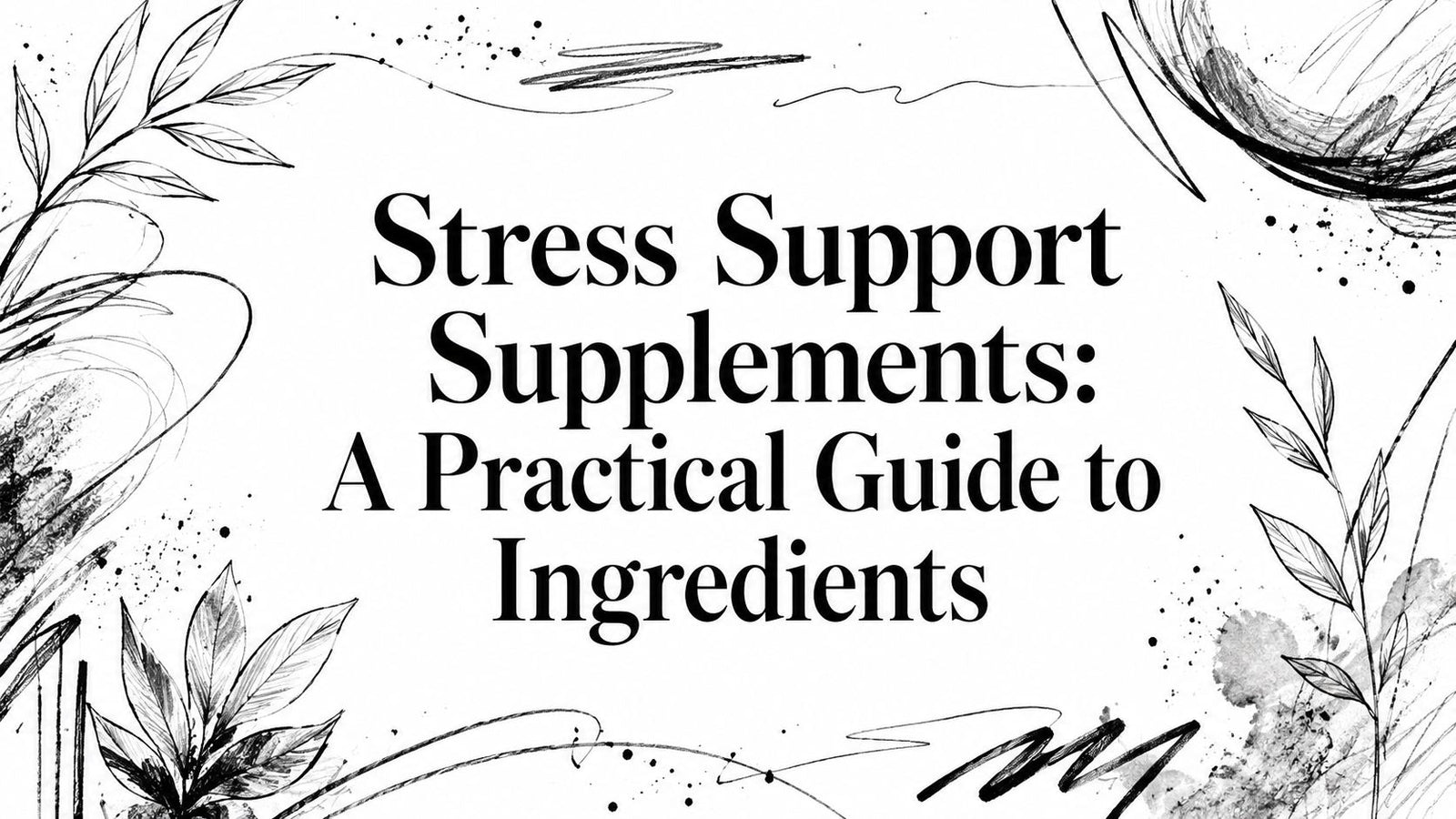 Stress Support Supplements: A Practical Guide to Ingredients