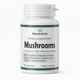 Triple Mushroom Complex Nexiherb - Cordyceps, Reishi, and Lion’s Mane 90 caps