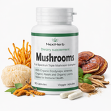 Triple Mushroom Complex Nexiherb - Cordyceps, Reishi, and Lion’s Mane 90 caps