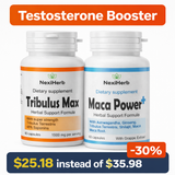 Pack potenciador de testosterona -30% Maca Power+ y Tribulus Max